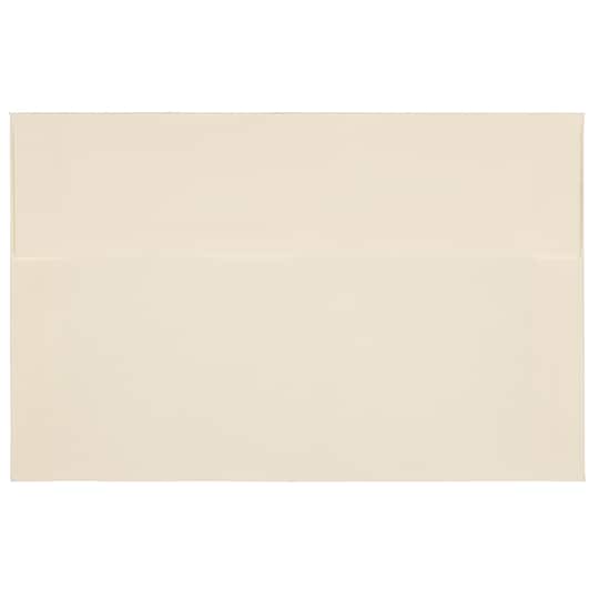 JAM Paper A9 Ivory & Ivory Foil Lined Invitation Envelopes